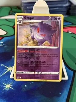 Pokemon TCG Gengar 066/196 Lost Origin Reverse Holo Rare Near Mint - Image 1