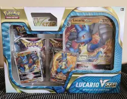 Pokemon TCG Lucario VSTAR Premium Factory Sealed Collection Box. - Image 1