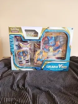 Pokemon TCG Lucario VSTAR Premium Factory Sealed Collection Box. - Image 2