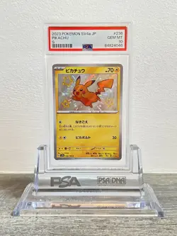 Pokemon Pikachu S 236/190 SV4A Japanese Baby Shiny Treasure PSA 10 GEM MT - Image 1