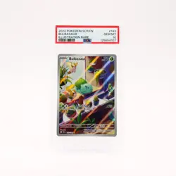 Bulbasaur - 143/142 PSA 10 Stellar Crown Illustration Rare Pokemon - GEM MT - Image 1