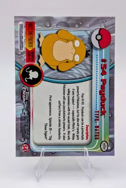 2000 Topps Chrome Pokemon: Psyduck #54 - NM - Image 2