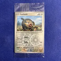 Lechonk POKEMON CENTER Stamp 155/198 Reverse Holo Sealed Promo (b) - Image 1