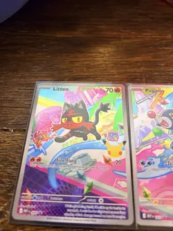 Pokemon First Partner 30th Anniversary Illustration Rare Set Of 3 MINT - Image 2