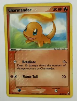 Pokemon TCG Charmander 48/100 Crystal Guardians NM - Image 1