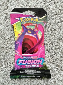 Pokemon TCG Sword & Shield Fusion Strike Sleeved Booster Pack (Factory Sealed) - Image 1