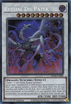 Yugioh MP24-EN084 - Bystial Dis Pater - Secret Rare - Image 1