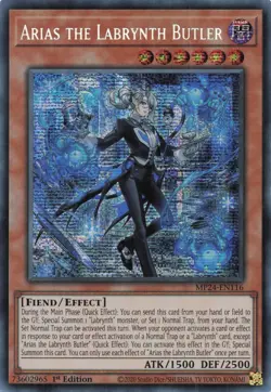 Yugioh MP24-EN116 - Arias the Labrynth Butler - Secret Rare - Image 1