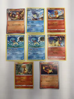 Pokemon Cards Lot Charmander Charizard Charmeleon Squirtle Wartortle 2012 - Image 1