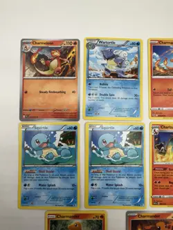 Pokemon Cards Lot Charmander Charizard Charmeleon Squirtle Wartortle 2012 - Image 2