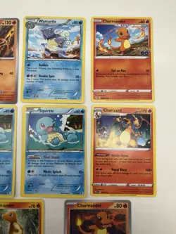 Pokemon Cards Lot Charmander Charizard Charmeleon Squirtle Wartortle 2012 - Image 3