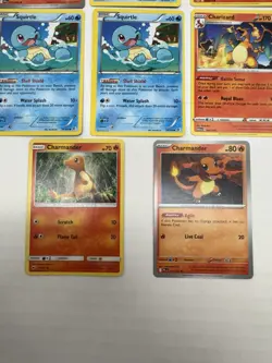Pokemon Cards Lot Charmander Charizard Charmeleon Squirtle Wartortle 2012 - Image 4
