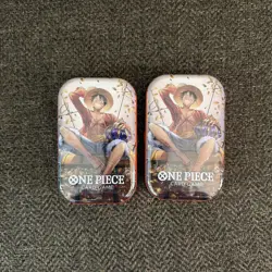 One Piece Card Game - Tin Pack Set Vol 2 - Portgas. D. Ace - Sealed New x2 - Image 1