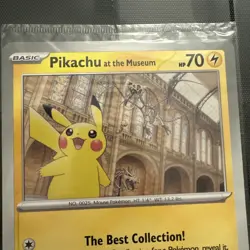 Pokemon x Natural History Museum Promo - Pikachu At The Museum JUMBO card - GSP - Image 2