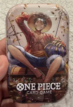 One Piece Card Game Mini-Tin Pack Set Vol.2 New Sealed Luffy Tin - Image 1