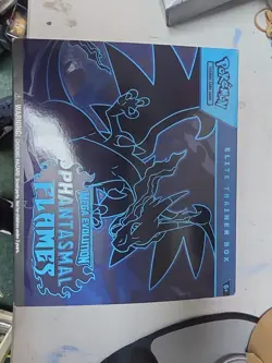 TCG Elite Trainer Box: Mega Evolution Phantasmal Flames – READ MISSING CARDS - Image 1