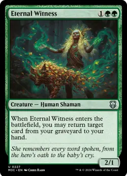 X 1 Eternal Witness NM-M Modern Horizons 145 MTG Magic The Gathering - Image 1