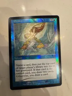 1x Predict, Foil, Odyssey, Magic the Gathering MTG LP Light Play - Image 1