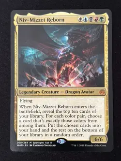 1x MTG Niv-Mizzet Reborn - War of the Spark (WAR) #208 - Magic the Gathering - Image 1