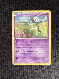 Meloetta Holo Promo XY193 Magearna Mythical Collection Pokemon Card - Image 1