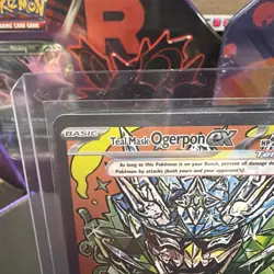 Pokemon Teal Mask Ogerpon ex 145/131 SIR Full Art Sv: Prismatic Evolutions Holo - Image 2