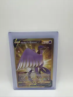 Pokemon TCG Galarian Articuno v 181/172 Brilliant Stars Gold Secret Rare Card - Image 1