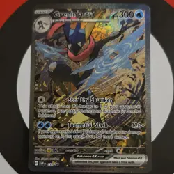 Pokemon Greninja EX Full Art Promo 132 SVP Black Star Scarlet & Violet Holo - Image 1
