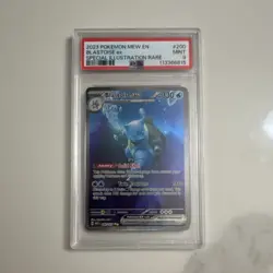 Pokemon Blastoise ex Special Illustration Rare Holo 200/165 PSA 9 - Image 1