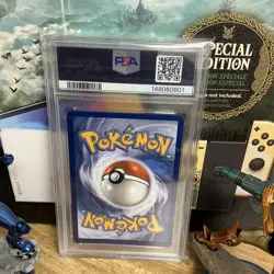 Pokemon N's Reshiram Illustration Rare Stamped Holo Miscellaneous PSA 9 167/159 - Image 2