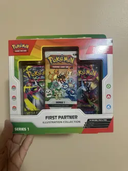 Pokemon First Partner Illustration Collection Series 1 Box Promo Booster 2021 - Image 1