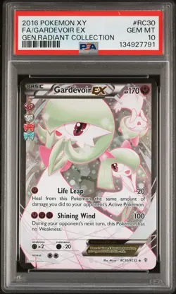 PSA 10 Pokemon Full Art Gardevoir EX RC30 Radiant Collection Low Pop - Image 1