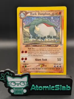 Pokemon TCG Dark Donphan 3/105 Neo Destiny Holo Rare Vintage WOTC (LP) - Image 1