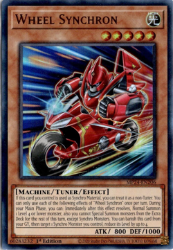 Wheel Synchron Yugioh MP24-EN206 Ultra Rare 1st Edition NM - Image 1