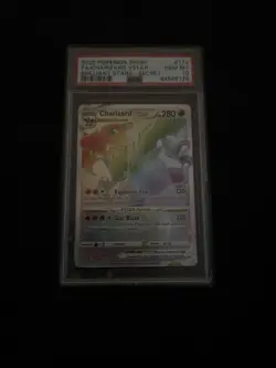 Pokemon TCG Charizard VSTAR Rainbow Secret Rare Card Brilliant Stars 174/172 - Image 1