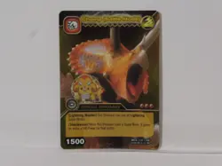 DKCG 151/160 CHOMP (BATTLE MODE) Dinosaur King Gold Rare Foil Trading Card 2008 - Image 1
