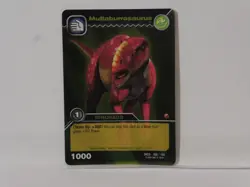 DKCG 066/160 MUTTABURRASAURUS Dinosaur King Gold Rare Foil Trading Card 2008 - Image 1