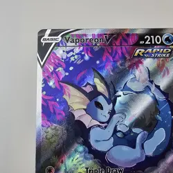 Vaporeon V SWSH181 SWSH: Sword & Shield Promo Pokemon Cards Full Art Holo NM - Image 3