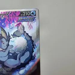Vaporeon V SWSH181 SWSH: Sword & Shield Promo Pokemon Cards Full Art Holo NM - Image 4