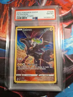 Pokemon Zekrom Trainer Gallery Card Full Art TG05/TG30 Brilliant Stars PSA 8 - Image 1