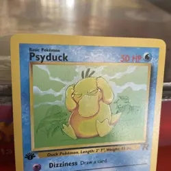Pokemon TCG Psyduck 65/82 1st Edition Team Rocket Common WOTC 2000 Vintage - Image 4