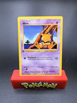 Pokemon TCG - Abra - 1st Edition Shadowless - 43/102 - NM/LP - Image 1