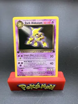 Pokemon TCG 1st Edition Dark Alakazam 18/82 - Team Rocket Set - Rare - NM 💎 - Image 1