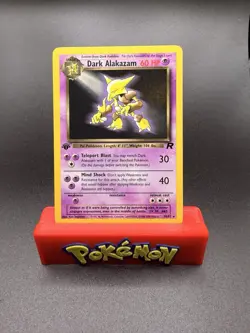 Pokemon TCG 1st Edition Dark Alakazam 18/82 - Team Rocket Set - Rare - NM 💎 - Image 1