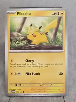 Pikachu #25/165 Pokemon Scarlet & Violet 151 - Image 1