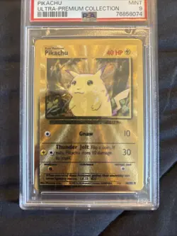 PSA 9 Pikachu 058/102 Celebrations Metal Promo - Pokemon TCG - Image 4