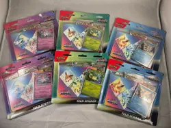 Pokemon TCG Prismatic Evolutions Tech Sticker Collection 3 Pack SEALED Lot Of 6 - Image 1