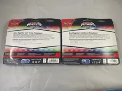 Pokemon TCG Prismatic Evolutions Tech Sticker Collection 3 Pack SEALED Lot Of 6 - Image 3