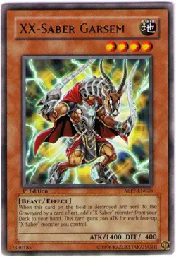 3 x XX-Saber Garsem - ABPF-EN026 - Rare - Unlimited Edition Near Mint, English - Image 1