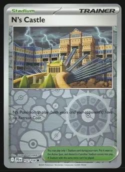 SV09: Journey Together N's Castle #152/159 Reverse Holo Pokemon Card - Image 1