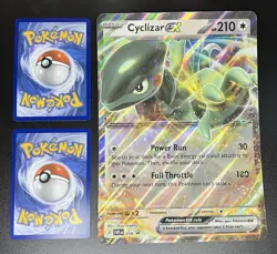 JUMBO Pokemon Card Cyclizar EX SVP 018 Scarlet & Violet Oversized Promo - Image 1